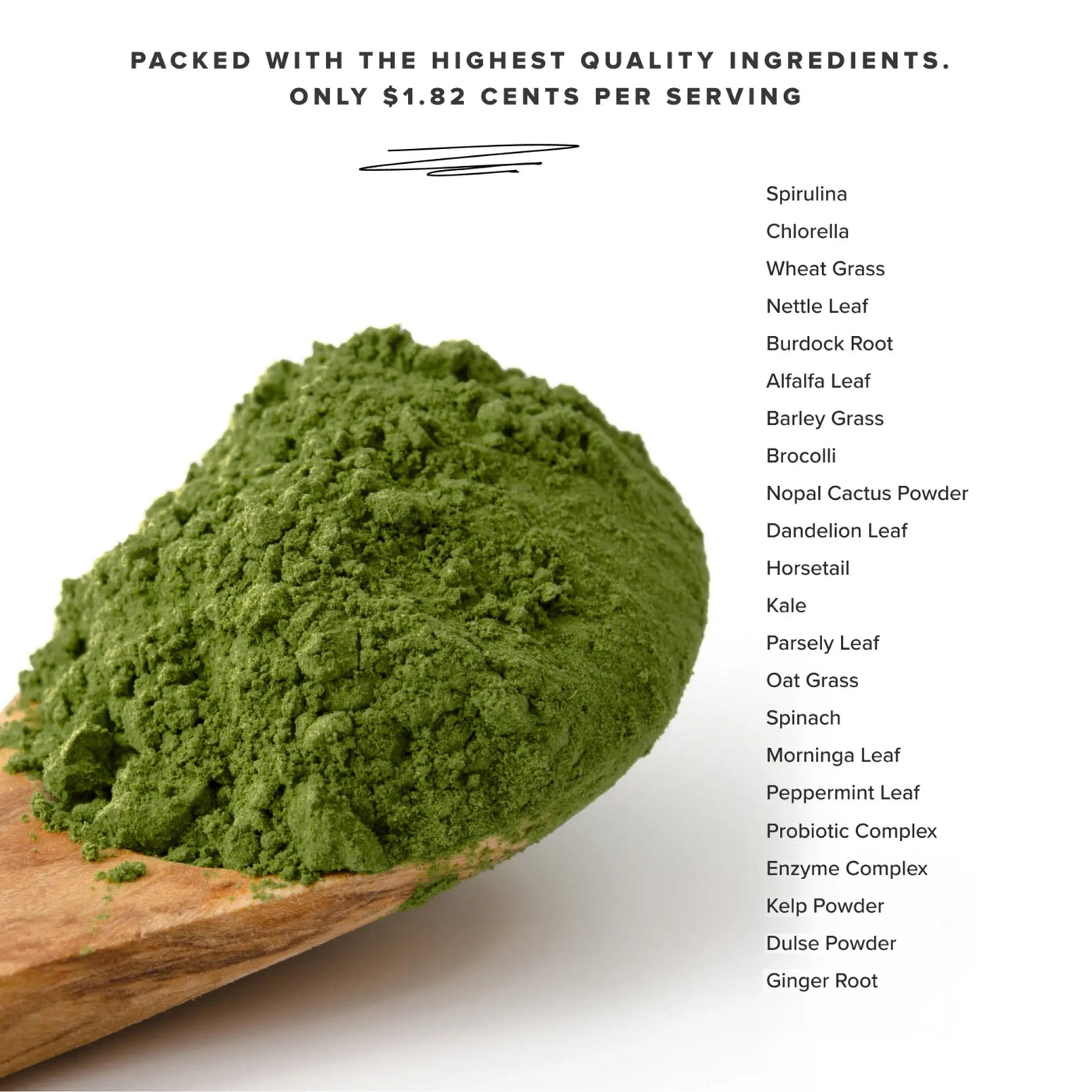 Everyday healthy greens powder: Supergreens